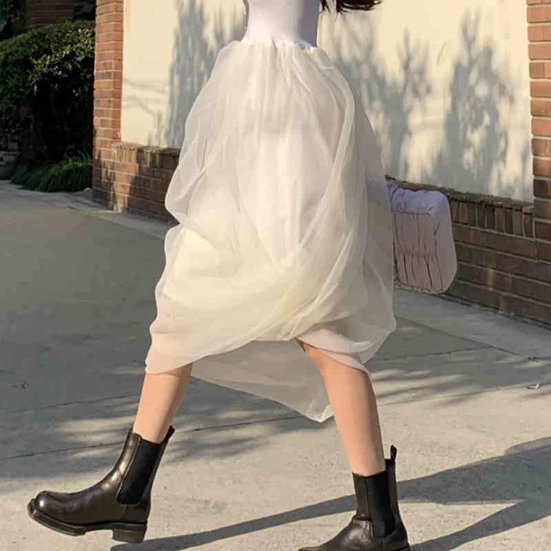 Casual Ball Gown Dress For Women O Neck Long Sleeve High Waist Slim Dresses Female Fashion Clothing Spring 210520