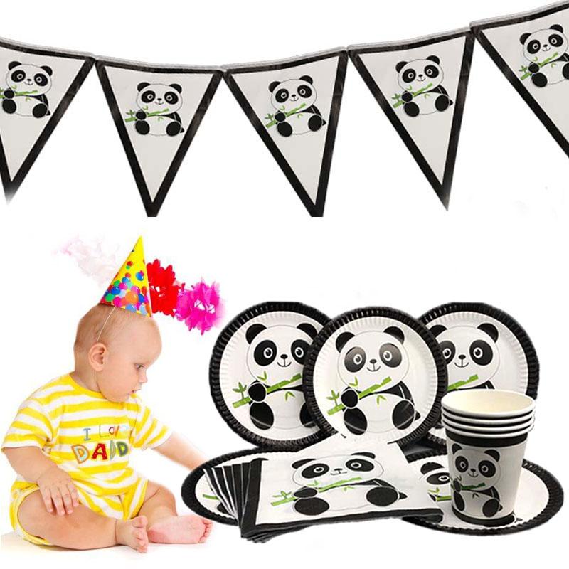 Disposable Party Tableware Cartoon Printed Panda Eating Bamboo Set Kids Wedding Festival Table Dinnerware
Disposable Party Tableware Cartoon Printed Panda Eating Bamboo Set Kids Wedding Festival Table Dinnerware