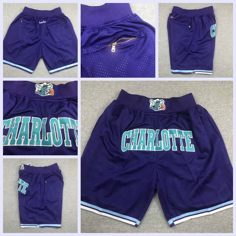 Men Charlotte's Hornets's just don Basketball Shorts Exquisite embroidered fabric pocket pants
Men Charlotte's Hornets's just don Basketball Shorts Exquisite embroidered fabric pocket pants