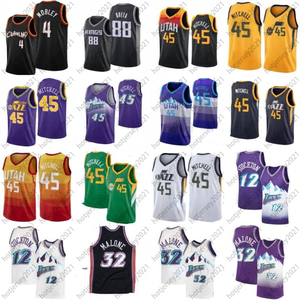 Donovan 45 Mitchell Basketball Jersey Mens 4 Evan Mobley 88 Neemias Queta Karl 32 Malone John 12 Stockton Retro Shirt 100% Stitched
Donovan 45 Mitchell Basketball Jersey Mens 4 Evan Mobley 88 Neemias Queta Karl 32 Malone John 12 Stockton Retro Shirt 100% Stitched