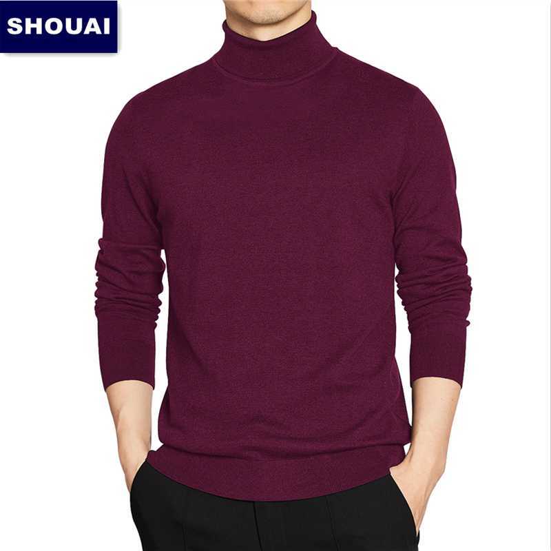 autumn/winter men's turtleneck sweater high quality fashion leisure comfort super soft feel pullovers thick sweater men's br 210818