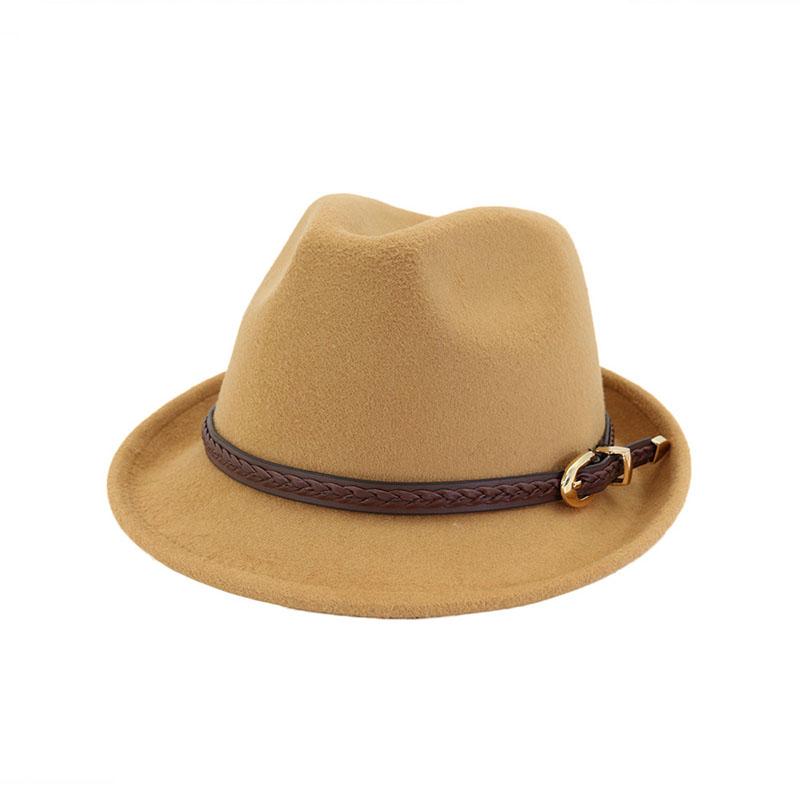 Wide Brim Hats Women's Cap Fashion2021 Autumn Winter For Men Fedoras Buckle Strap Jazz Hat European American Felt Black Flip-up Fedora
Wide Brim Hats Women's Cap Fashion2021 Autumn Winter For Men Fedoras Buckle Strap Jazz Hat European American Felt Black Flip-up Fedora