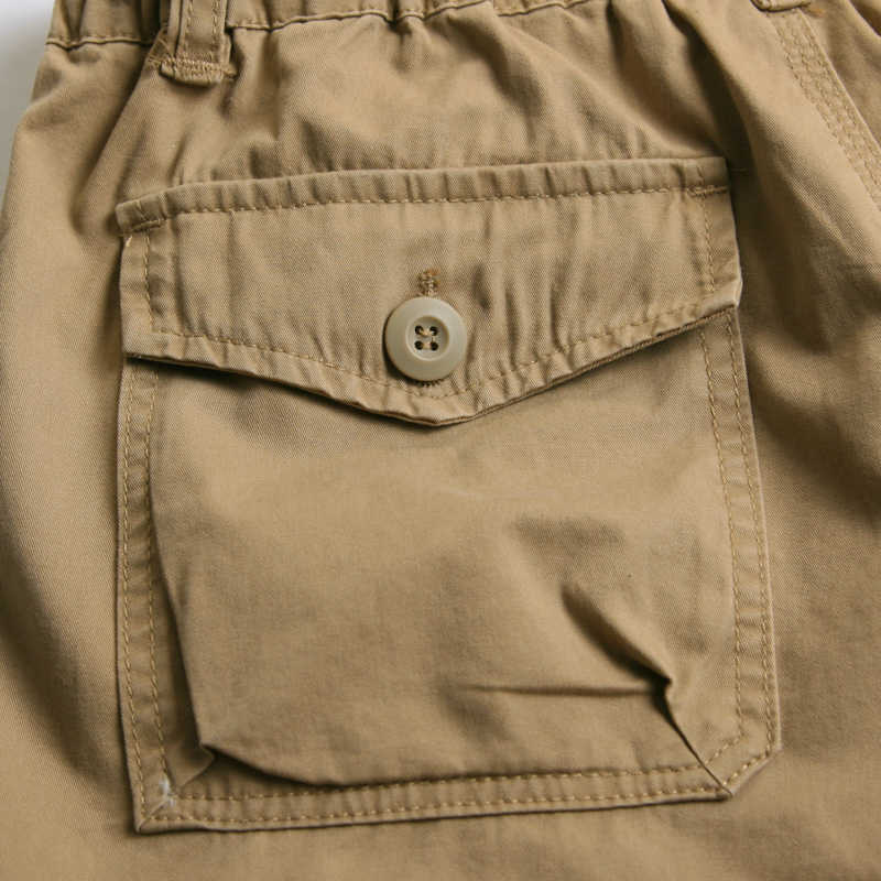 Male Shorts Multi Pocket Summer Loose Zipper Breeches Khaki Grey Plus Size Short Pant Casual Cotton Black Long Mens Cargo 210629