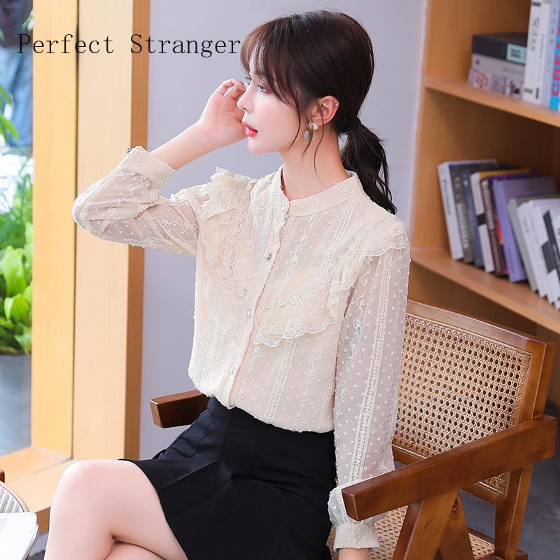 Autumn Arrival Turn Down Collar Long Sleeve Women Chiffon Blouse High Quality Women's Blouses & Shirts, White
Autumn Arrival Turn Down Collar Long Sleeve Women Chiffon Blouse High Quality Women's Blouses & Shirts, White