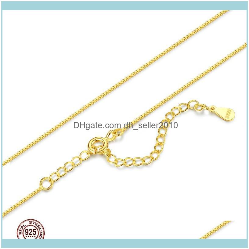 Necklaces & Pendants Jewelrysterling Sier Necklace Box Chain White Gold 18K Real Simple Aessories Chains Drop Delivery 2021 Ypx9F
Necklaces & Pendants Jewelrysterling Sier Necklace Box Chain White Gold 18K Real Simple Aessories Chains Drop Delivery 2021 Ypx9F