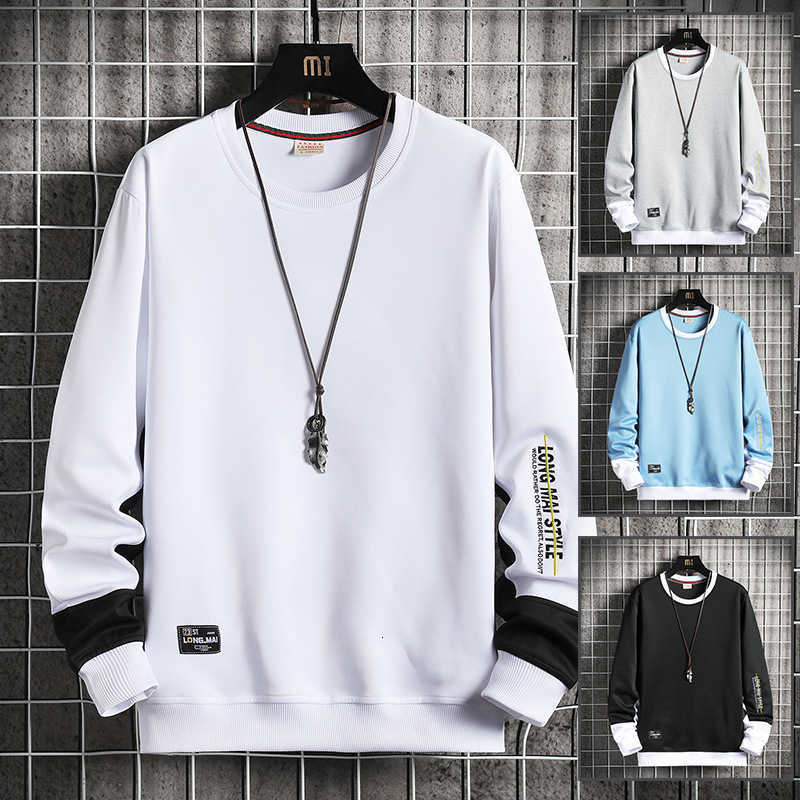 Tracksuit Color Erted Sweater Men's Embroidered Long Sleeve Autumn and Winter Round Ne Shirt Print C0MF, Gray 
Tracksuit Color Erted Sweater Men's Embroidered Long Sleeve Autumn and Winter Round Ne Shirt Print C0MF, Gray