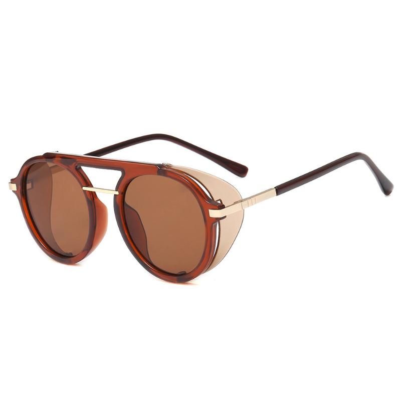 Sunglasses Steampunk Style Y2k For Men 2021 Casual Street Vintage Alloy Frame UV400 Shades Goggle Sun Glasses Eyewear
Sunglasses Steampunk Style Y2k For Men 2021 Casual Street Vintage Alloy Frame UV400 Shades Goggle Sun Glasses Eyewear