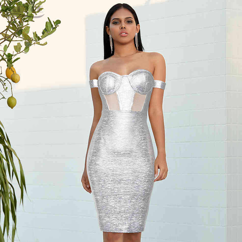 Summer Women Black Off Shoulder Dress Sexy Lace Strapless Sleeveless Club Celebrity Evening Runway Party Dresses 210423