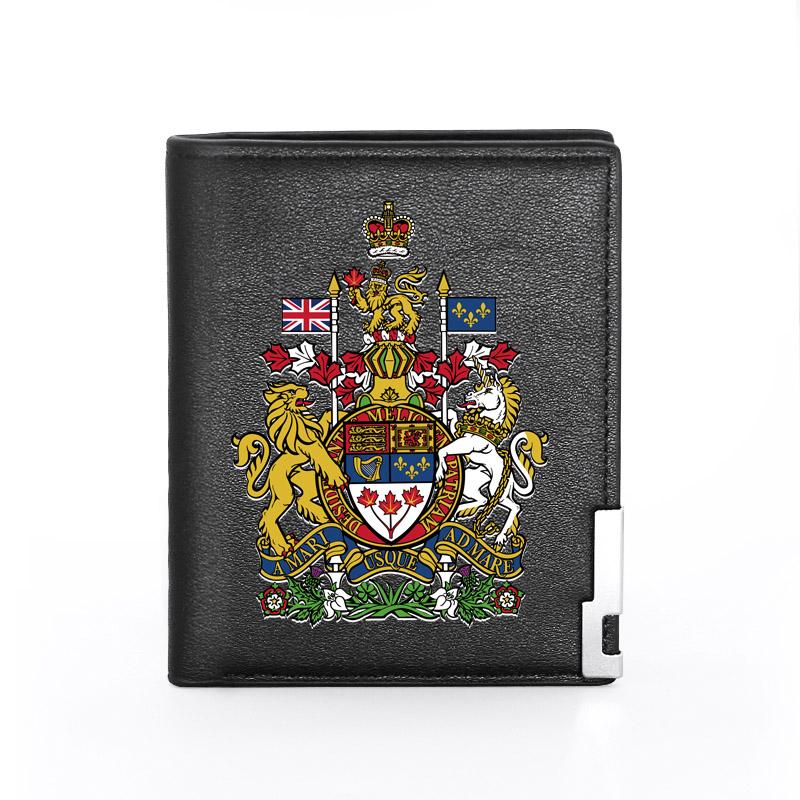 High Quality Fashion Canada Emblem Printing Leather Wallet Men Women Bifold Holder Short Purse Male Wallets, Red;black
High Quality Fashion Canada Emblem Printing Leather Wallet Men Women Bifold Holder Short Purse Male Wallets, Red;black