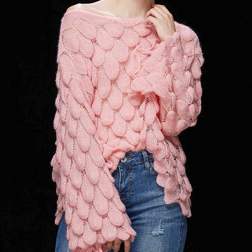 Sexy Women Off Shoulder Loose Sweater Elegant Pull and Pullovers Casual 3D Print White Jumper Sueter Mujer 210428