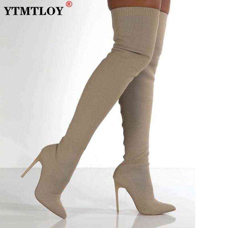 Size -43 Women Over-the-knee Boots Pointed Toe Thin Heel Slip On Party Club Winter Ladies Footwear Zipper Sexy High Heels H1115, Beige
Size -43 Women Over-the-knee Boots Pointed Toe Thin Heel Slip On Party Club Winter Ladies Footwear Zipper Sexy High Heels H1115, Beige