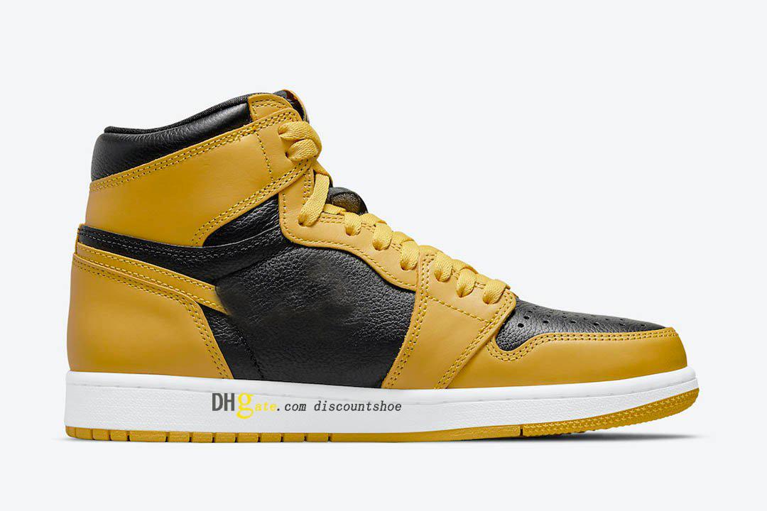 2021 1 High OG Pollen Basketball Shoes Yellow Black 1s Mid Women Men Sneakers shoe Sports Jumpman 555088 701, 555088 105
2021 1 High OG Pollen Basketball Shoes Yellow Black 1s Mid Women Men Sneakers shoe Sports Jumpman 555088 701, 555088 105