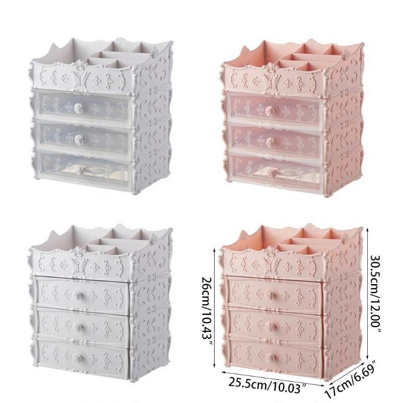 Jewelry Makeup Cosmetic Storage Organizer - SHair Accessories, Bathroom 94PF Boxes & Bins
Jewelry Makeup Cosmetic Storage Organizer - SHair Accessories, Bathroom 94PF Boxes & Bins