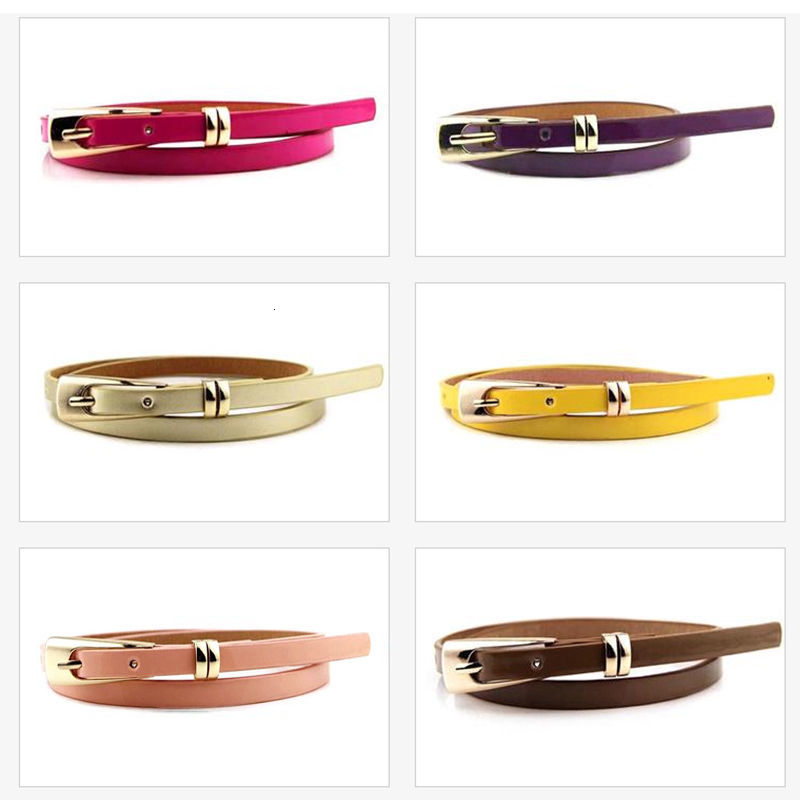 New Fashion Buckles Chains 1 Pc 15 Snoep Colors Womens Leather Boog Skinny Dunne Jurk Tail Selling
New Fashion Buckles Chains 1 Pc 15 Snoep Colors Womens Leather Boog Skinny Dunne Jurk Tail Selling
