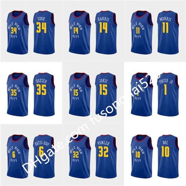 2021 Print Men's Women kids College Blue Any player Nikola 27 Jokic Bol Bol Jamal Murray Zeke Nnaji City basketball Jersey New Uniform, Black;red
2021 Print Men's Women kids College Blue Any player Nikola 27 Jokic Bol Bol Jamal Murray Zeke Nnaji City basketball Jersey New Uniform, Black;red