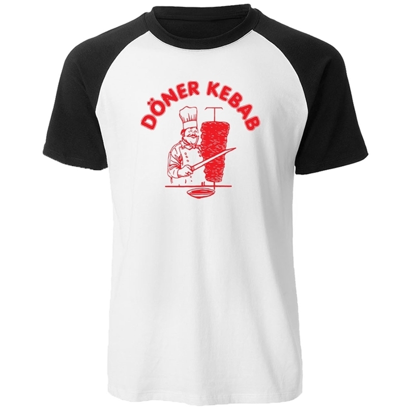 Doner Kebab Raglan Short Sleeve Men T Shirts Funny Tee Shirt est Tops Summer Casual Hip Hop T-Shirts Men's Brand T-Shirt 210709, White;black
Doner Kebab Raglan Short Sleeve Men T Shirts Funny Tee Shirt est Tops Summer Casual Hip Hop T-Shirts Men's Brand T-Shirt 210709, White;black