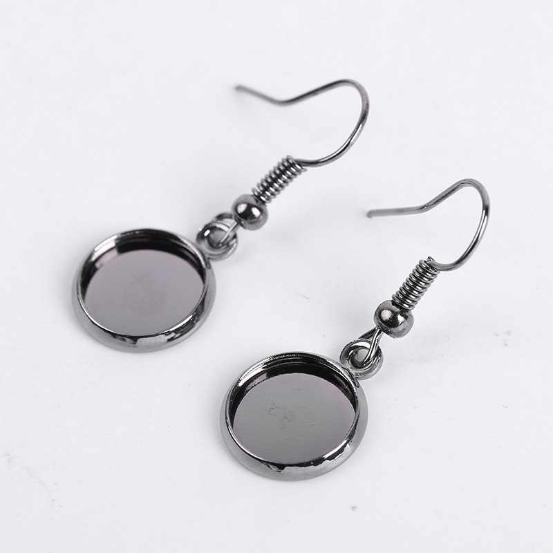 Jewelry Making Jewelry Findings Components Fit 10 12 14 16 18 20mm 25mm Round Cabochons Earring Blank Setting Bezel Base For C3