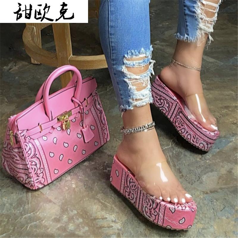 Summer Women Sandals Fashion Transparent High Heels Flat Outdoor Open Toe Set Foot Platform Bag Dress Shoes, Black
Summer Women Sandals Fashion Transparent High Heels Flat Outdoor Open Toe Set Foot Platform Bag Dress Shoes, Black