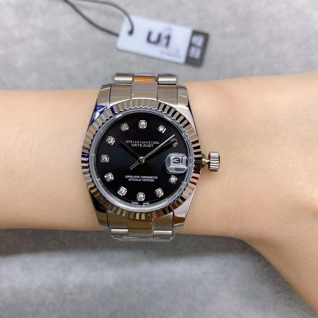 U1 Facotry Big Szie Date Women Cal.2813 Automatic Movement Watch Just Stainless Steel 31mm Sapphire Glass Diamond Watches, Slivery;brown
U1 Facotry Big Szie Date Women Cal.2813 Automatic Movement Watch Just Stainless Steel 31mm Sapphire Glass Diamond Watches, Slivery;brown