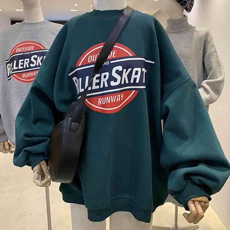 Waitmore hoodless sweater women's early autumn 2020 new Korean ins fashion lazy style BF loose large size coat, Black
Waitmore hoodless sweater women's early autumn 2020 new Korean ins fashion lazy style BF loose large size coat, Black