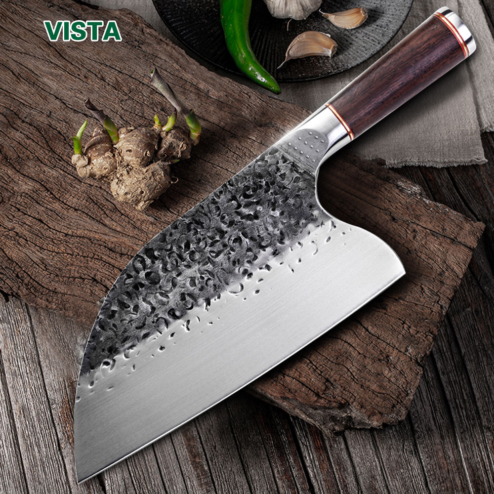 Chef Butcher Knife High Carbon Stee Handmade Forged Kitchen Knives Chinese Chop Ceaver Knife Cooking Too With Wood Hande
Chef Butcher Knife High Carbon Stee Handmade Forged Kitchen Knives Chinese Chop Ceaver Knife Cooking Too With Wood Hande