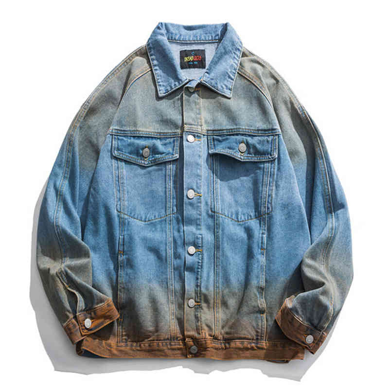 men's jackets jaqueta jeans para homens jovens, hip hop, degradê, retrô, gola virada baixo, estilo harajuku, solto, casual, veste homme, Black;brown
men's jackets jaqueta jeans para homens jovens, hip hop, degradê, retrô, gola virada baixo, estilo harajuku, solto, casual, veste homme, Black;brown