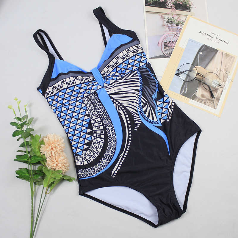 Swimwear Women Swimsuit Push Up Sexy Bathing Suit Swimming for Beach Wear Monokini Plus Size 3XL 210611