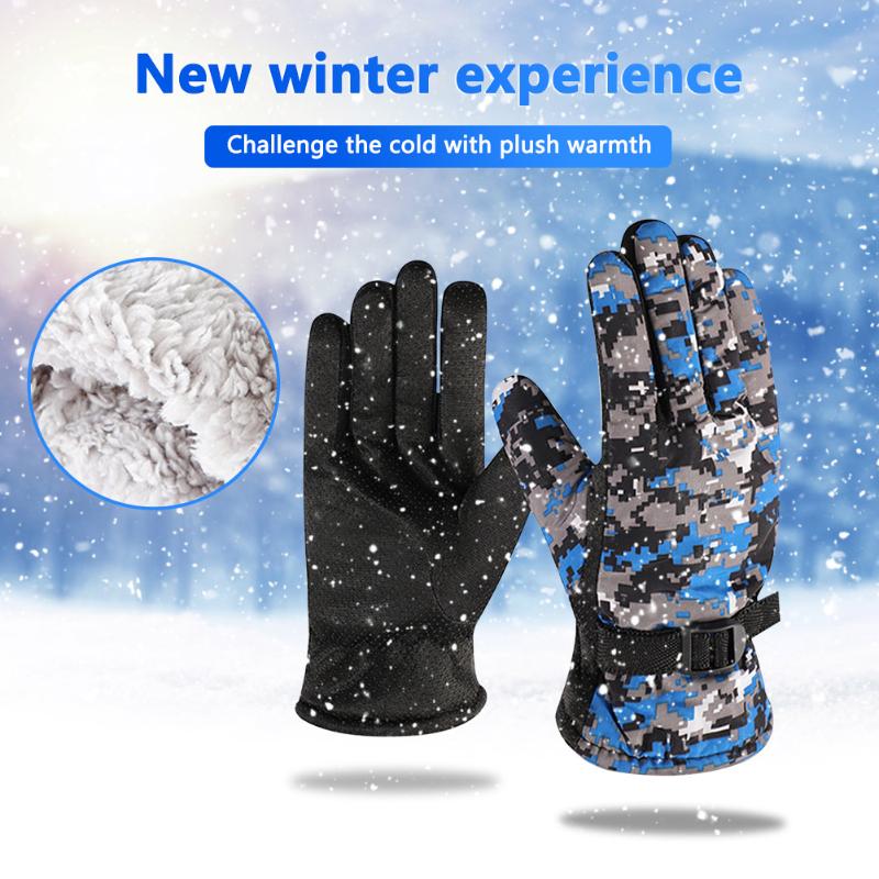 Sports Gloves Winter Men Warm Windproof Ski Fleece With Adjustable Buckle Thickened Anti-skid Cycling Skiing Thermal, Black
Sports Gloves Winter Men Warm Windproof Ski Fleece With Adjustable Buckle Thickened Anti-skid Cycling Skiing Thermal, Black