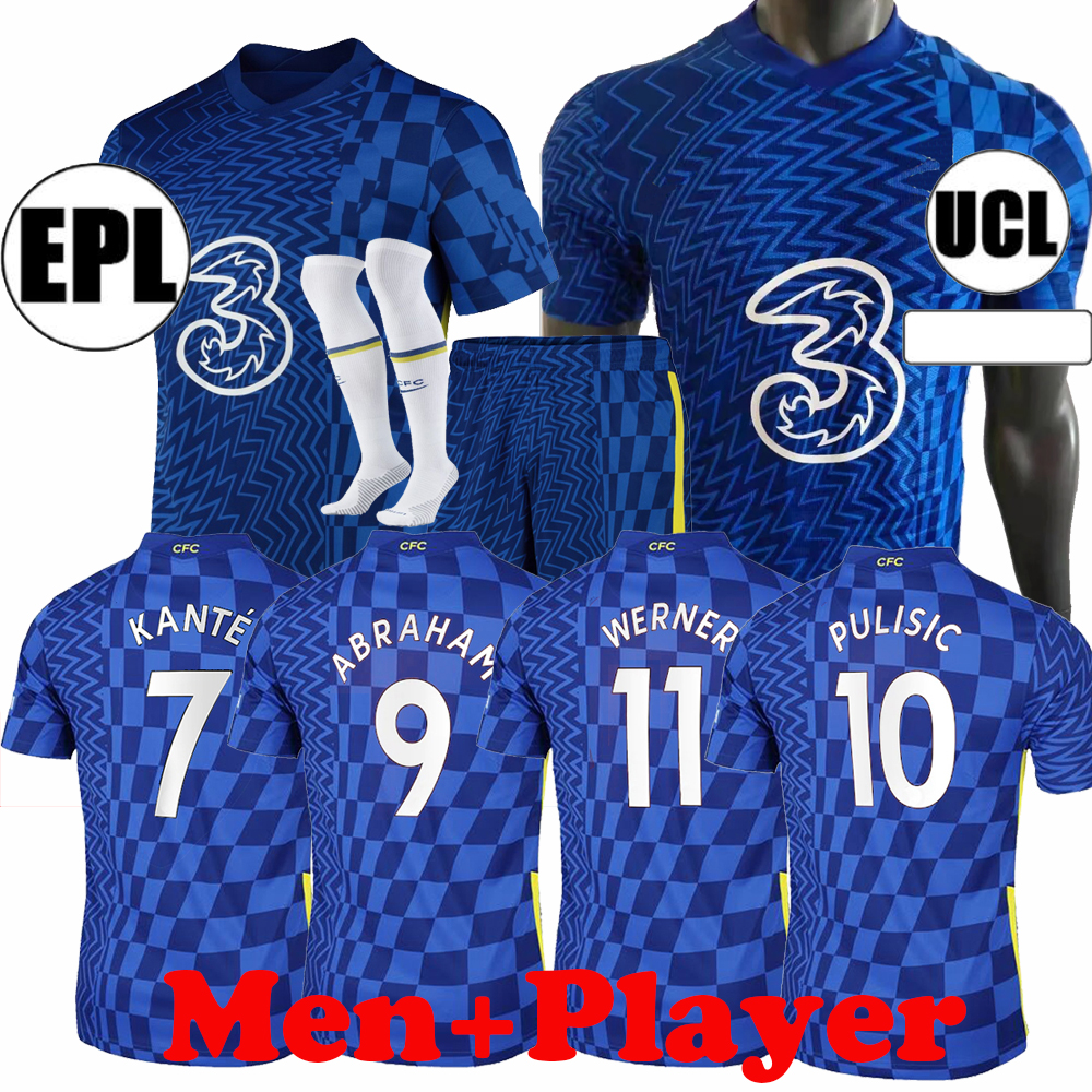 2021 2022 Home Blue Player Soccer Jersey Fans Tops WERNER HAVERTZ ZIYECH PULISIC KANTE MOUNT 21 22 Maillot De Foot Football Shirt Men Kit Sw, Black
2021 2022 Home Blue Player Soccer Jersey Fans Tops WERNER HAVERTZ ZIYECH PULISIC KANTE MOUNT 21 22 Maillot De Foot Football Shirt Men Kit Sw, Black