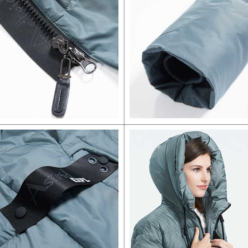 Astrid Winter arrival down jacket women loose clothing outerwear quality with a hood fashion style winter coat AR-7038 211011