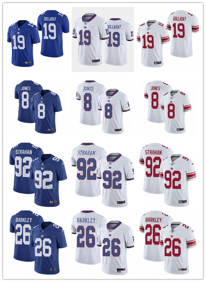 Mens Womens Youth NewYorkGiants10 Eli Manning 26 Saquon Barkley 8 Daniel Jones 19 Kenny Golladay 92 Michael Strahan Football Jersey, Black;red
Mens Womens Youth NewYorkGiants10 Eli Manning 26 Saquon Barkley 8 Daniel Jones 19 Kenny Golladay 92 Michael Strahan Football Jersey, Black;red