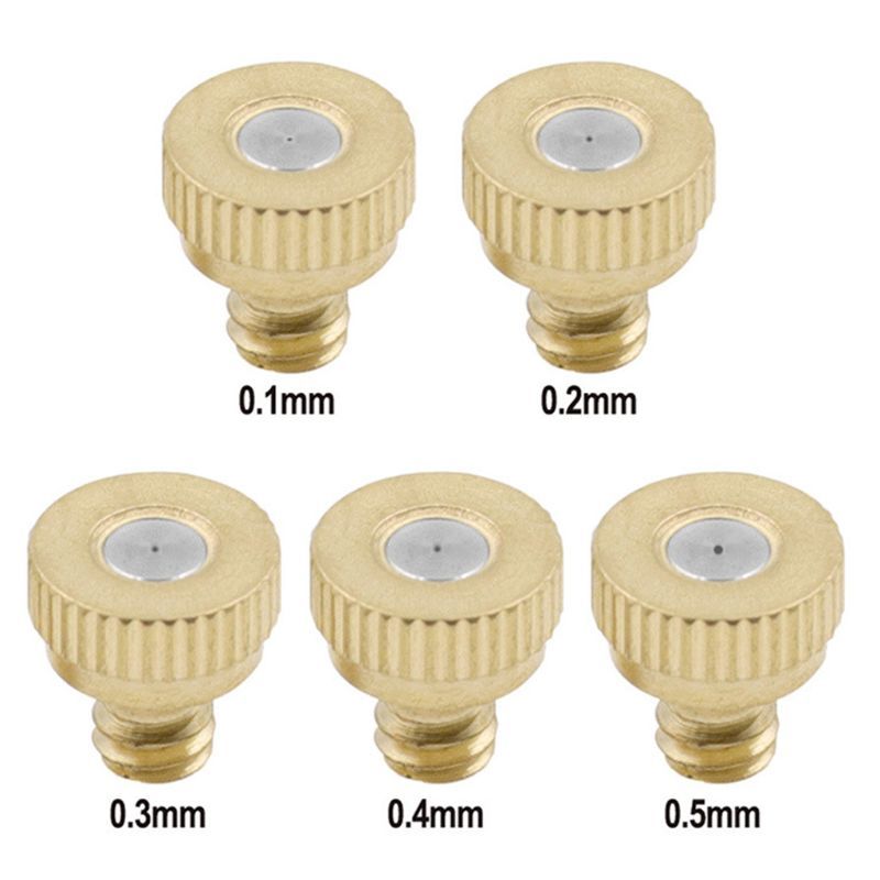 Spray Nozzle 0.1Mm 0.2Mm 0.3Mm 0.4Mm 0.5mm Plug Anti Drip Water Mister