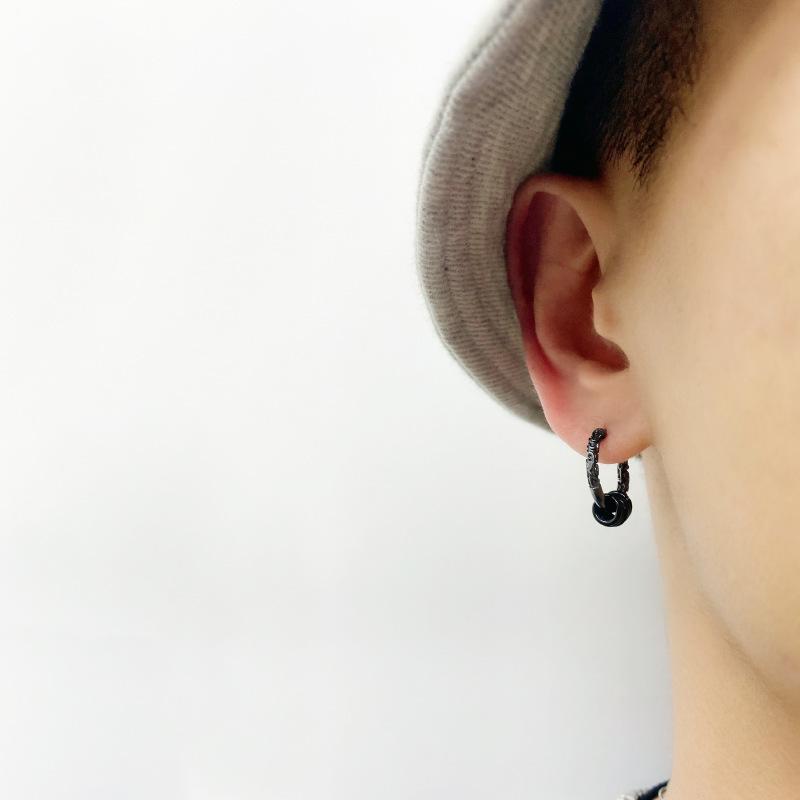Hoop & Huggie 925 Silver Black Stainless Steel Carved Hollow Circles Earring For Man Trend Punk Stud Earrings Hip Hop Male Accessories
Hoop & Huggie 925 Silver Black Stainless Steel Carved Hollow Circles Earring For Man Trend Punk Stud Earrings Hip Hop Male Accessories