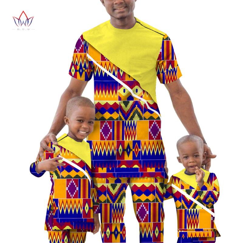 Ethnic Clothing Africa Family Father Sons Dashiki Batik Prints African Men's Shirt Pant Sets Boy's Pants 3 Pieces Set WYQ828
Ethnic Clothing Africa Family Father Sons Dashiki Batik Prints African Men's Shirt Pant Sets Boy's Pants 3 Pieces Set WYQ828
