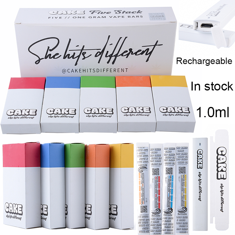 CAKE Disposable Vapes Pen E Cigarette Empty 1.0ML Pods Vaporizer Pod Carts Kits 280mah Rechargeable In Stock
CAKE Disposable Vapes Pen E Cigarette Empty 1.0ML Pods Vaporizer Pod Carts Kits 280mah Rechargeable In Stock