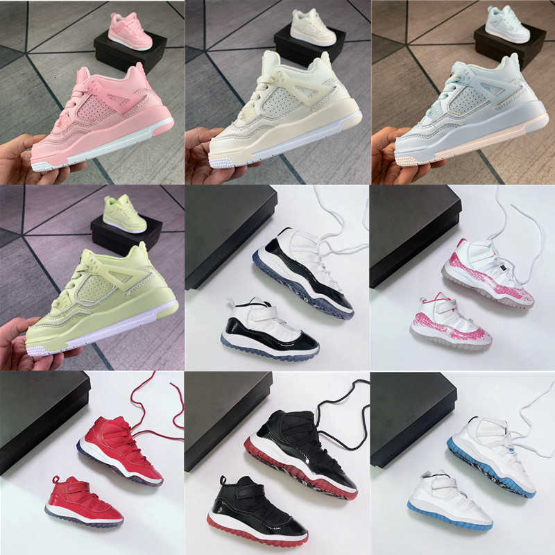 11S Concord 45 Baby Little/Big Kids Basketball shoes Toddler Gym Red Bred Legend Blue XI 72-10 4s Boys Girls Outdoor Athletic Sneakers от DHgate WW