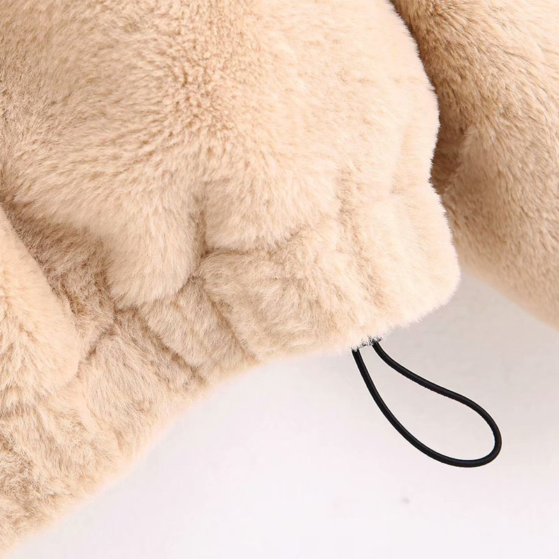 Winter Loose Hooded Long-sleeved Lazy Wind Hooded Korean Female Coat Pocket Solid Color Harajuku Women's Jacket Cute Tops 210507