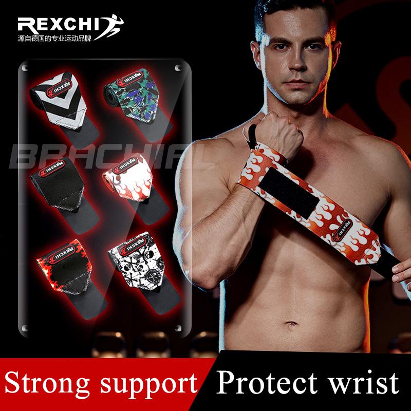 Weightlifting Wristband Upgrade Model Fitness Dumbbell Pressurized Lengthened High Elastic Wrist Support, Black;red 
Weightlifting Wristband Upgrade Model Fitness Dumbbell Pressurized Lengthened High Elastic Wrist Support, Black;red