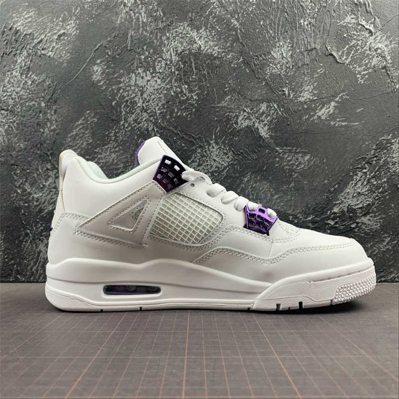 Top Quailty Mens 4 IV White Purple Basketball Shoes Jumpman 4s Metallic Pack Sports Sneakers Size EU36-46 With Shoebox, Customize
Top Quailty Mens 4 IV White Purple Basketball Shoes Jumpman 4s Metallic Pack Sports Sneakers Size EU36-46 With Shoebox, Customize