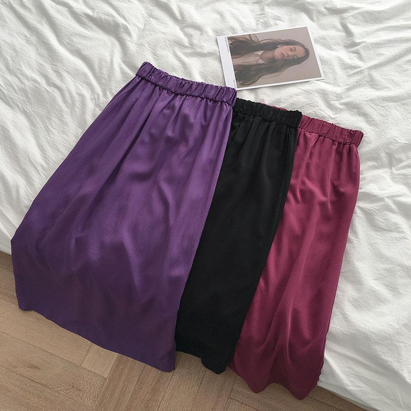 Skirts Summer Purple Elegant Long Skirt High Waist Maxi For Women Korean Style Solid Plus Size, Black
Skirts Summer Purple Elegant Long Skirt High Waist Maxi For Women Korean Style Solid Plus Size, Black