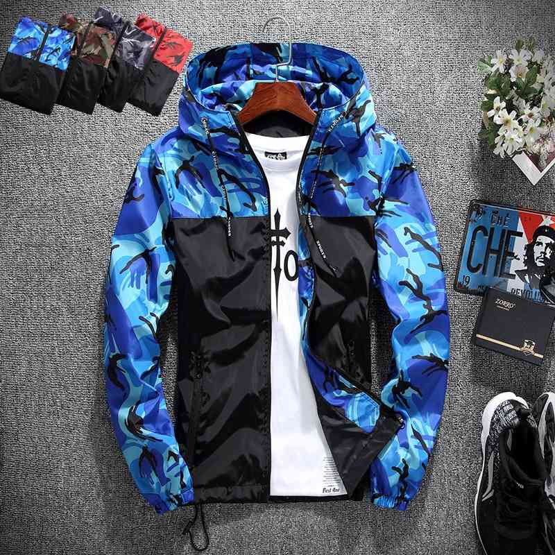 Men's coat new men's casual couple outdoor camouflage jacket in spring and Autumn, Red
Men's coat new men's casual couple outdoor camouflage jacket in spring and Autumn, Red