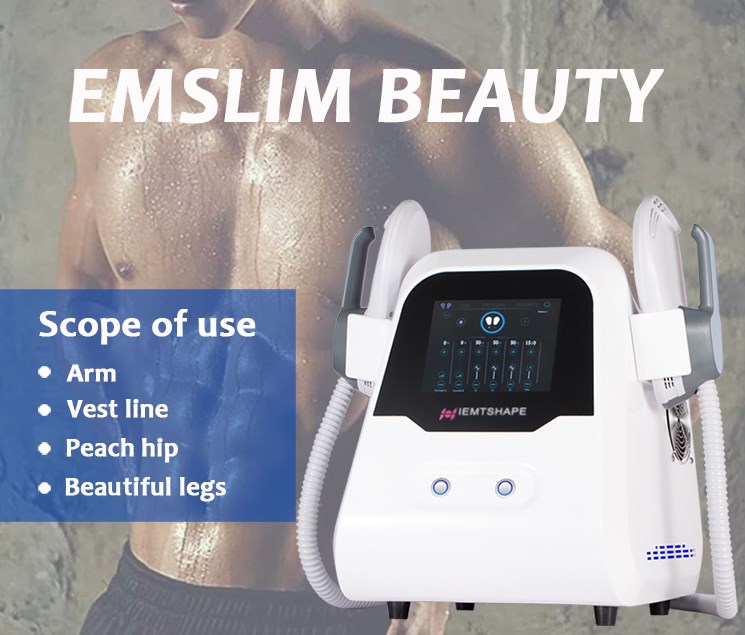 Ems Machine Emslim Slimming Fat Reduction Muscle Build Buttocks Arm Thigh Abdomen Shaping Hiemts Home Use Salon