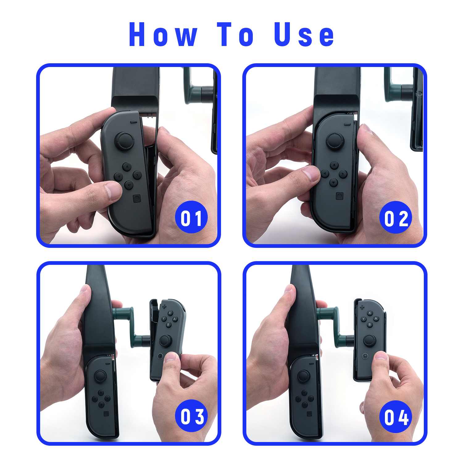 for Nintendo Switch for Joy-Con Controller Handheld Game Handgrip Handle Joypad Stand Holder Fishing Rod Pole Game Accessories