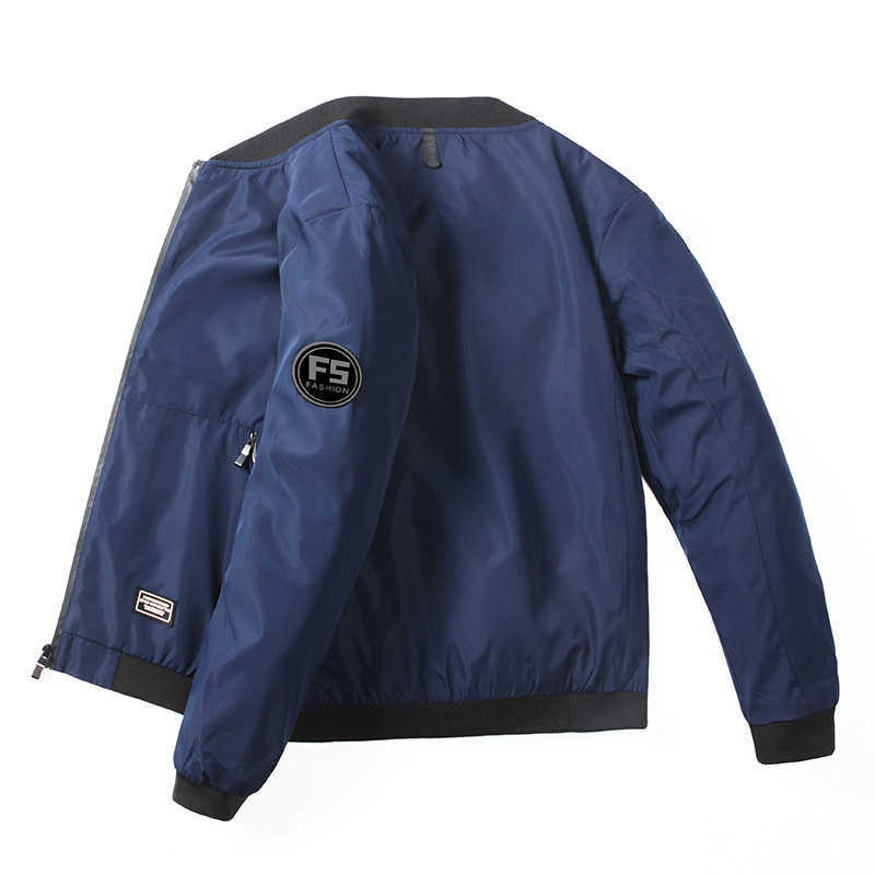 DIMUSI Men's Bomber Jackets Casual Male Outwear Windbreaker Coats Fashion Mens Stand Collar Slim Pilot Baseball Jackets Clothing 210923