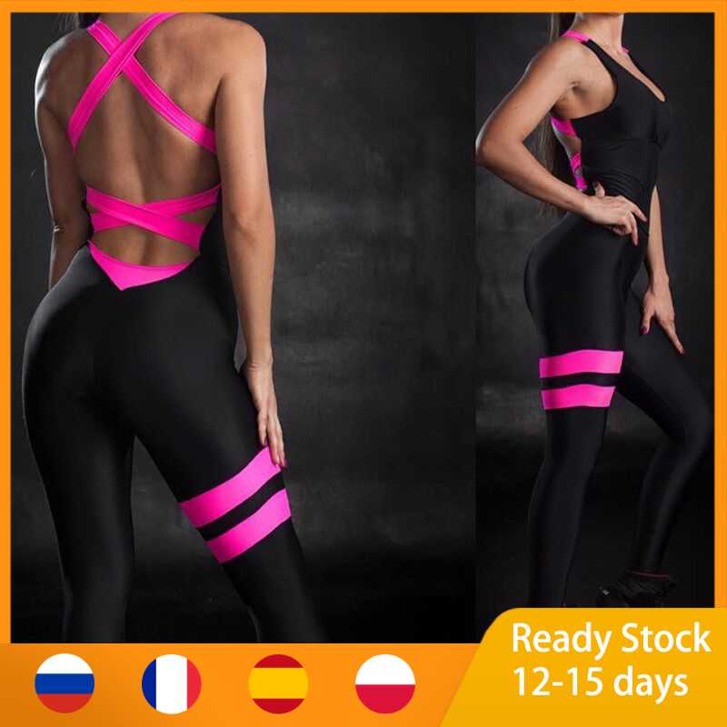 Yoga Gym Sportswear Women One Piece Backless Sexy Tracksuit For Female Workout Slim White Black Fitness Jumpsuit With Pad Outfit
Yoga Gym Sportswear Women One Piece Backless Sexy Tracksuit For Female Workout Slim White Black Fitness Jumpsuit With Pad Outfit