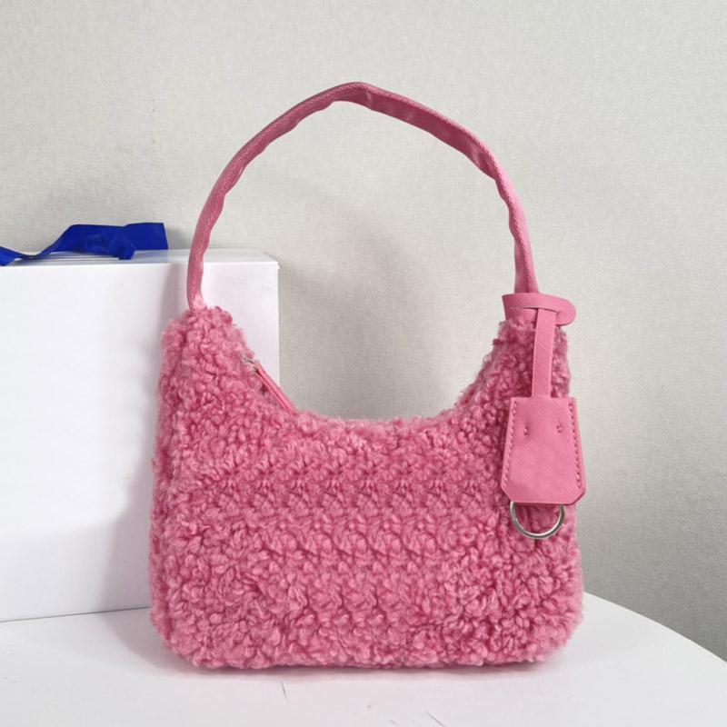 Luxury Designer Winter Shoulder Bag 2021 Newest Underarm Bag Female Plush Autumn Handbag Soft Warm Fur Tote Purse For Lady Handbags, Pink
Luxury Designer Winter Shoulder Bag 2021 Newest Underarm Bag Female Plush Autumn Handbag Soft Warm Fur Tote Purse For Lady Handbags, Pink