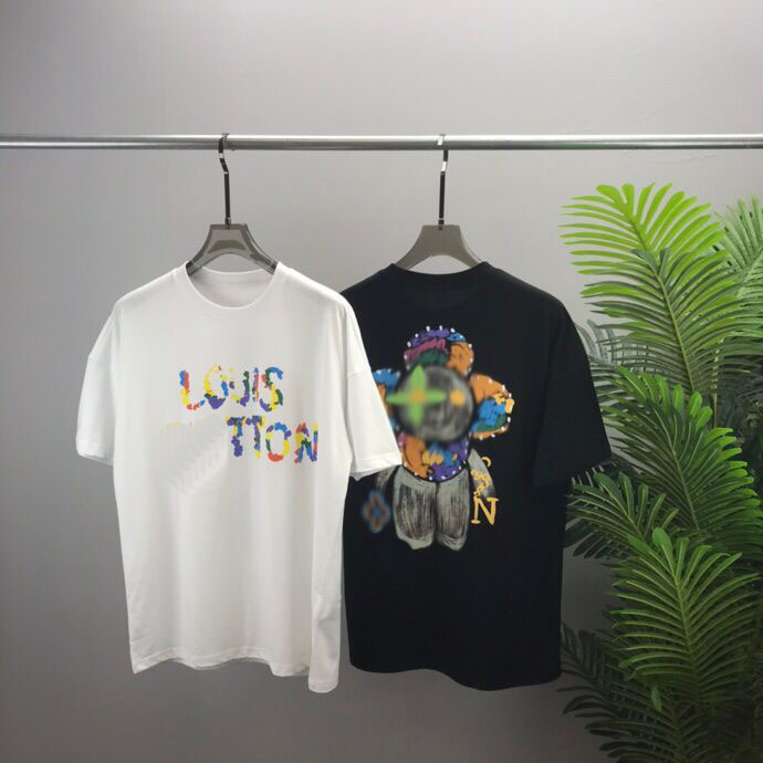 2022ss Spring/Summer Trend Fashion Short Sleeve T-Shirt High Quality Jacquard Women's Men's Clothing Size: m~xxxl Color: Black and, Black;brown
2022ss Spring/Summer Trend Fashion Short Sleeve T-Shirt High Quality Jacquard Women's Men's Clothing Size: m~xxxl Color: Black and, Black;brown