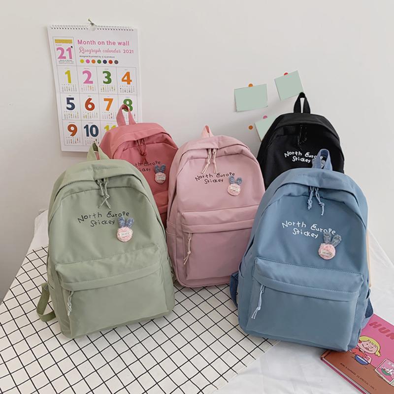 Backpack Vintage Women Letters Printing Shoulder Bag Casual Ladies Large Capacity Handbags Knapsack Rucksacks, Blue 
Backpack Vintage Women Letters Printing Shoulder Bag Casual Ladies Large Capacity Handbags Knapsack Rucksacks, Blue