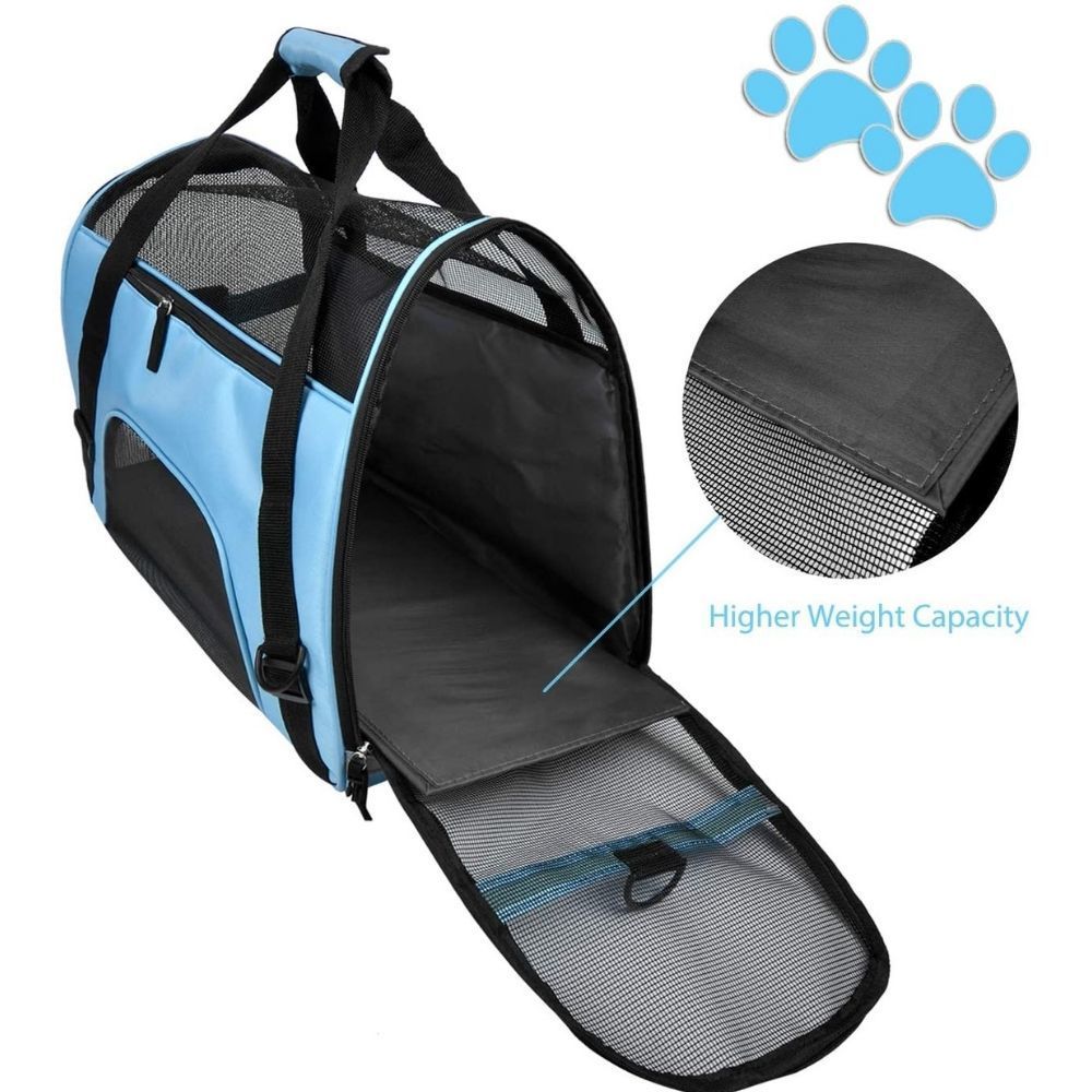 Portable Dog Cat Carrier Bag Breathable Mesh Pet Travel Shoulder Bags Kitten Small Puppy Chihuahua Outgoing Carrier Handbag 11lb