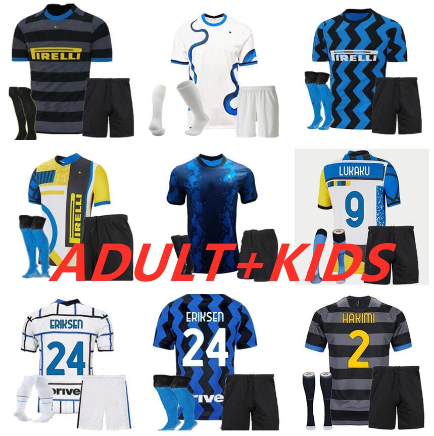 Men kids kit BARELLA soccer jersey LUKAKU MILAN VIDAL LAUTARO ERIKSEN ALEXIS 20 21 DE VRIJ fourth football shirt 2021 HAKIMI uniforms, Black;yellow
Men kids kit BARELLA soccer jersey LUKAKU MILAN VIDAL LAUTARO ERIKSEN ALEXIS 20 21 DE VRIJ fourth football shirt 2021 HAKIMI uniforms, Black;yellow